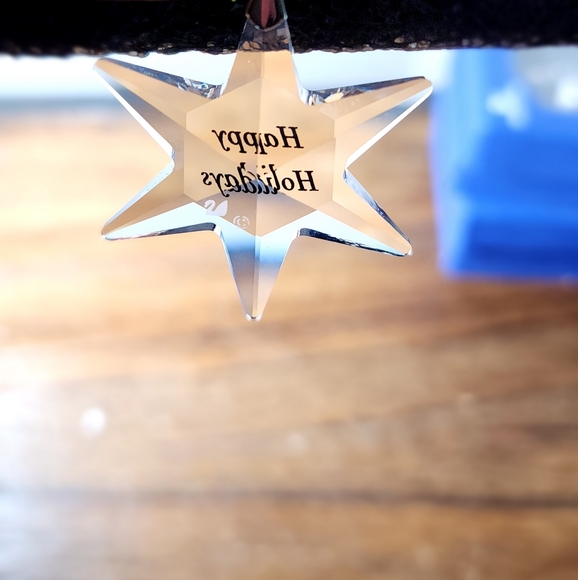 RARE- Swarovski crystal 892342 snowflake Happy holidays small -NOS - B1-L23 - Picture 3 of 8